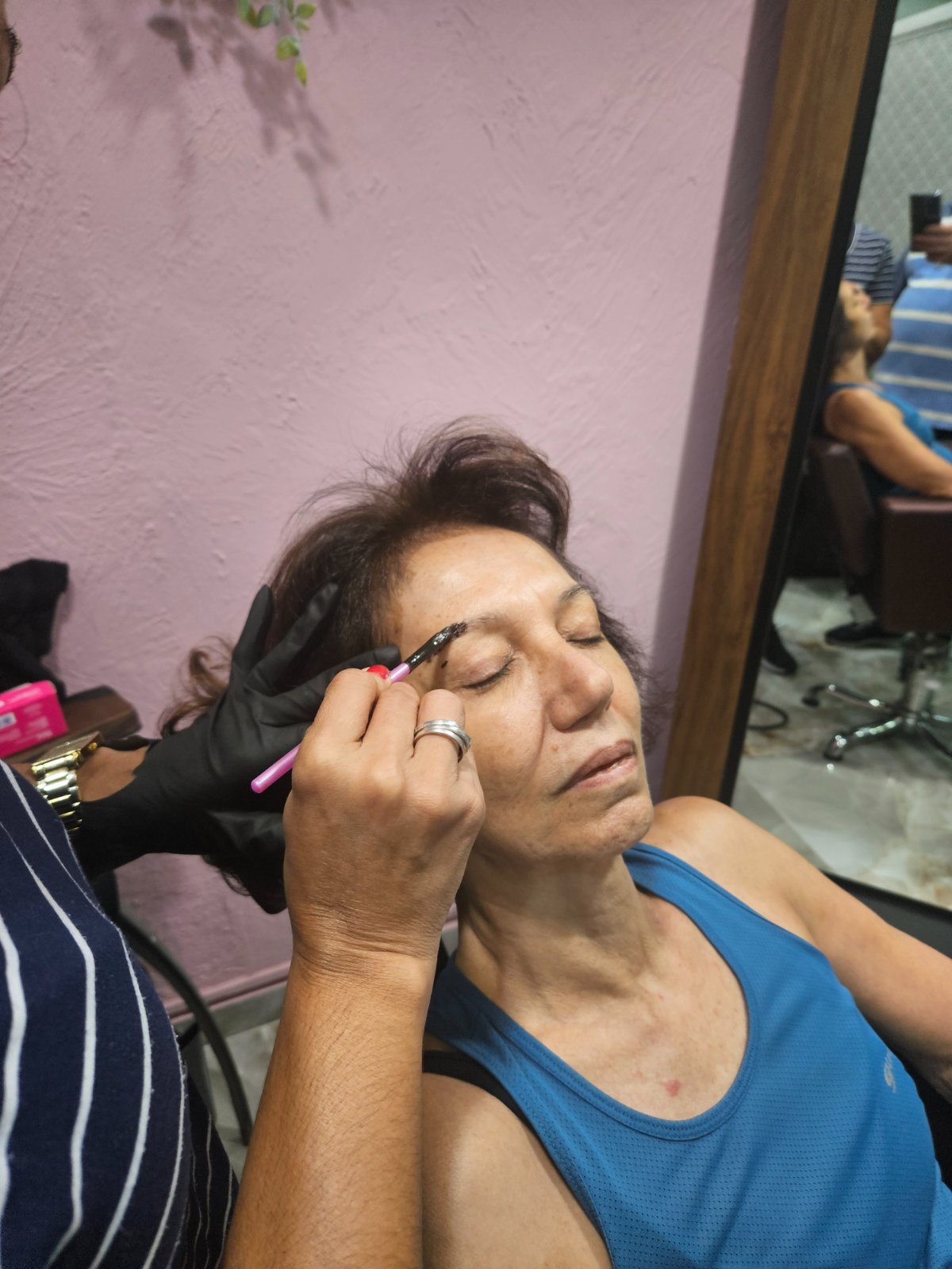 Salão que faz mechas masculinas na Rua Figueiredo de Magalhães, Copacabana